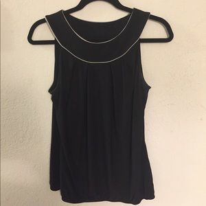 The Limited Draped Black Top, size M
